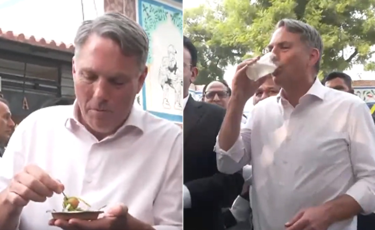 Watch: Australian Deputy PM Indulges In This Popular Street Food In Delhi