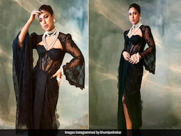 Bhumi Pednekar Took "Make It Retro" In A Black Baroque Lace <i>Saree</i> Very Seriously Bhumi Pednekar Took "Make It Retro" In A Black Baroque Lace <i>Saree</i> Very Seriously