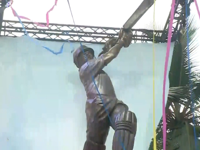 Watch: Sachin Tendulkar's Statue Unveiled At Wankhede Stadium