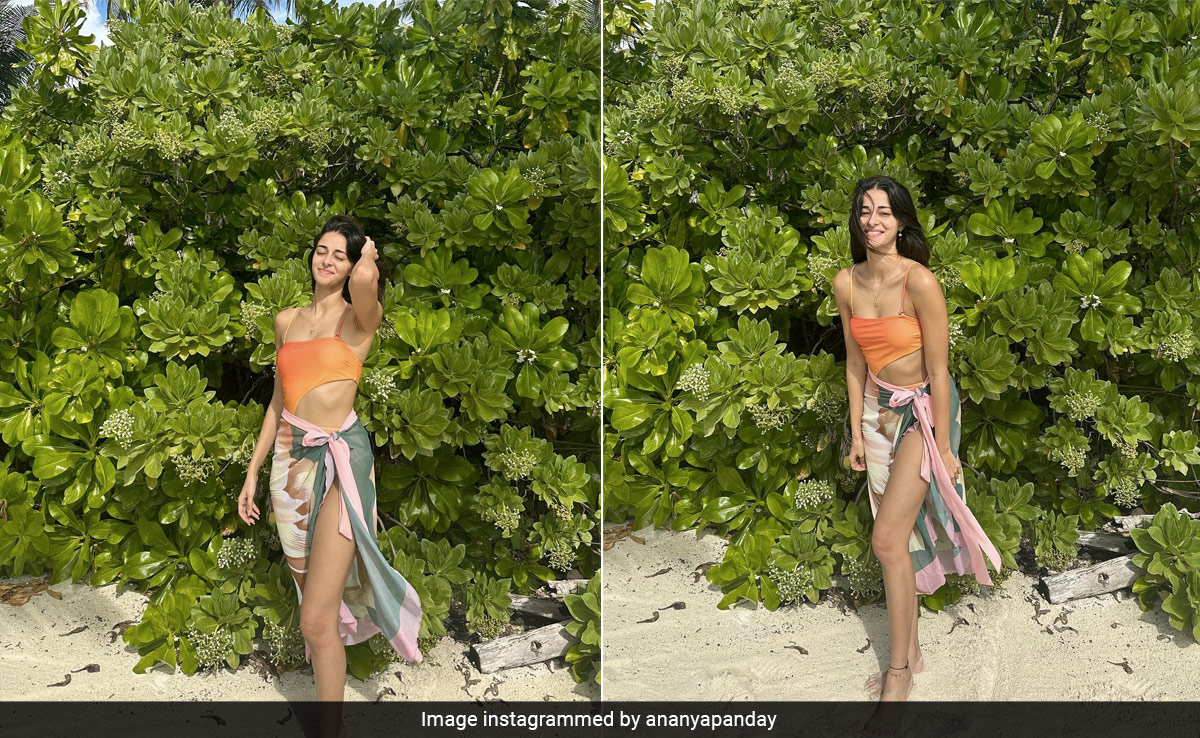 There Is No Doubt That An Orange Monokini And A Colourful Sarong Make Ananya Panday "The Happiest Little Scorpio"