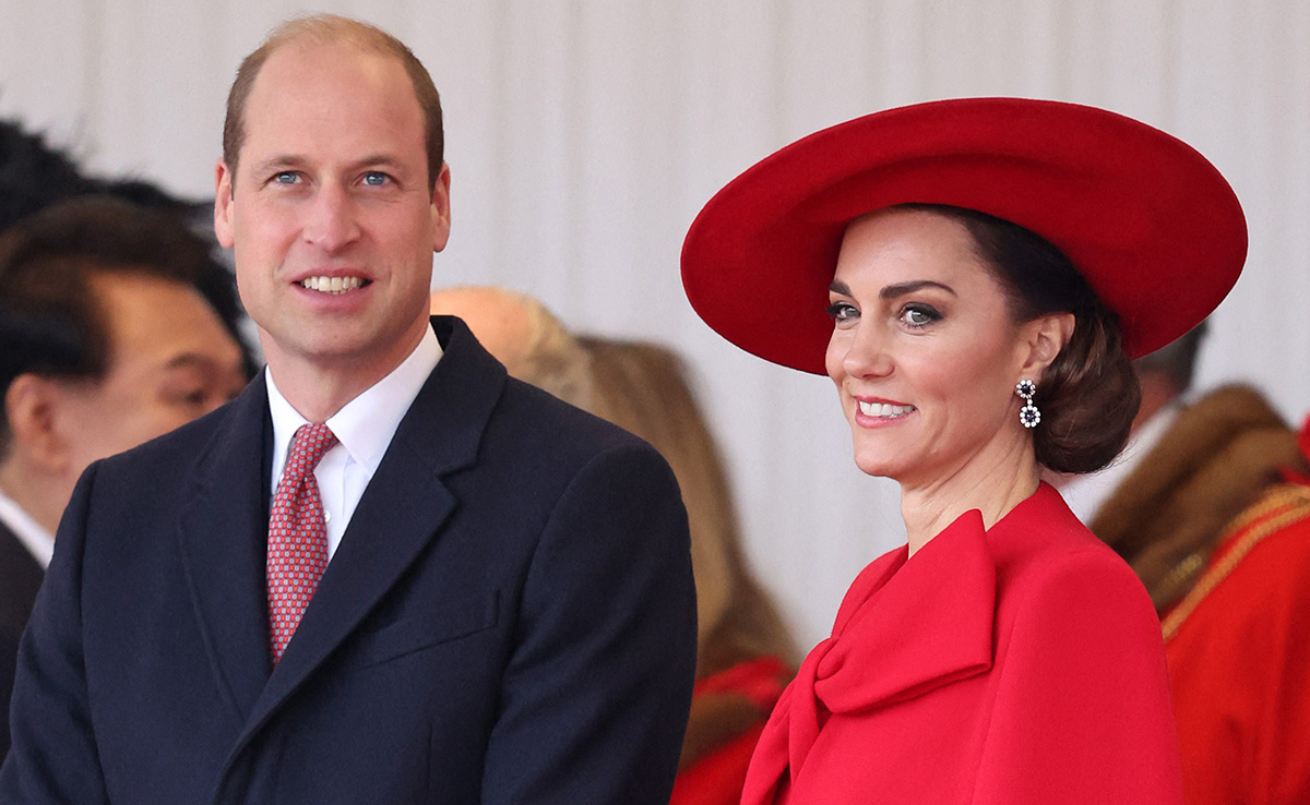 Kate Middleton's Red Hat And Dress With A Big Bow Is Giving Holiday Style A Royal Spin