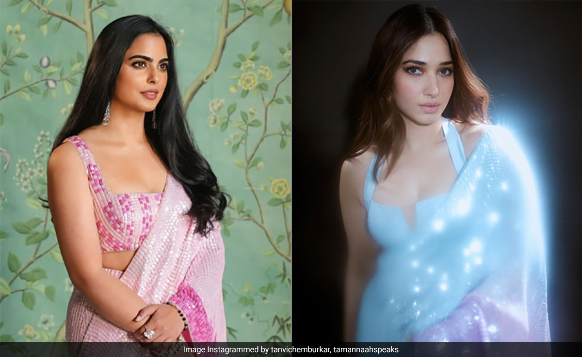 Isha Ambani, Tamannaah Bhatia And More Sparkled in Stunning <i>Sarees</i> At Manish Malhotra's Diwali Party