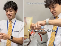Watch: Cabin Crew Member Bakes Chocolate Cake Mid-Air - Video Goes Viral