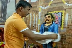 Rajinikanth Fan Builds A Temple For The Superstar In Madurai Rajinikanth Fan Builds A Temple For The Superstar In Madurai