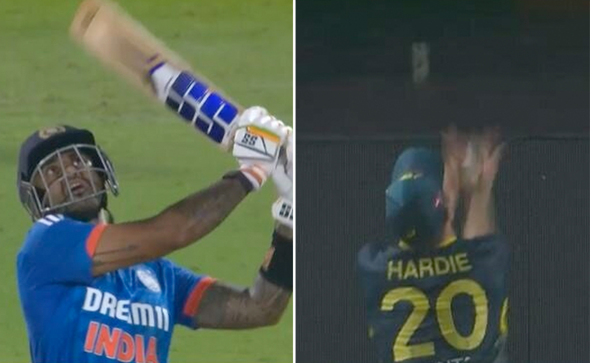 उल्टा भागकर एरोन हार्डी ने पकड़ा सूर्यकुमार यादव का हैरतअंगेज कैच, VIDEO हो रहा वायरल