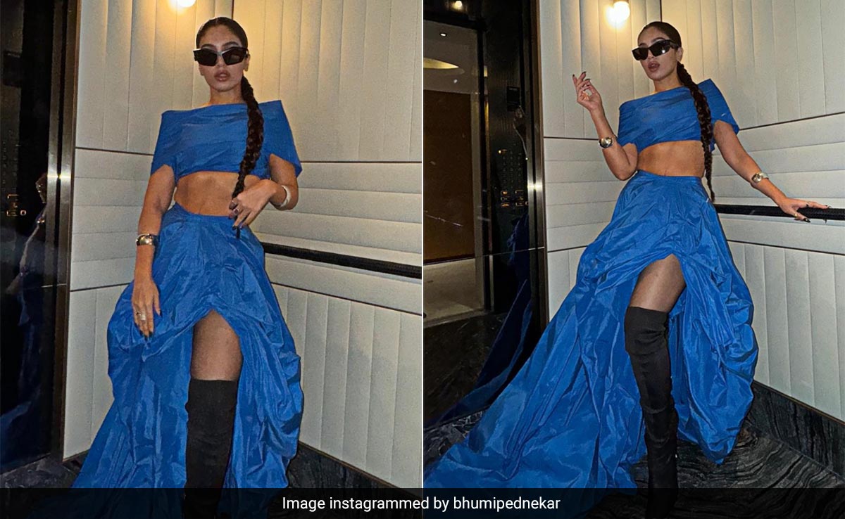 Bhumi Pednekar's Co-Ord Set Has The Right Kind Of Blues That We Love