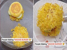 After Maggi <i>Paratha</i> And Milky Maggi, Making Of Maggi Burger Goes Viral After Maggi <i>Paratha</i> And Milky Maggi, Making Of Maggi Burger Goes Viral