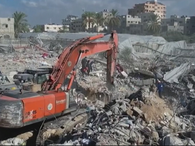 Drone Captures Scale Of Destruction In Gaza Refugee Camp After Israeli Strikes