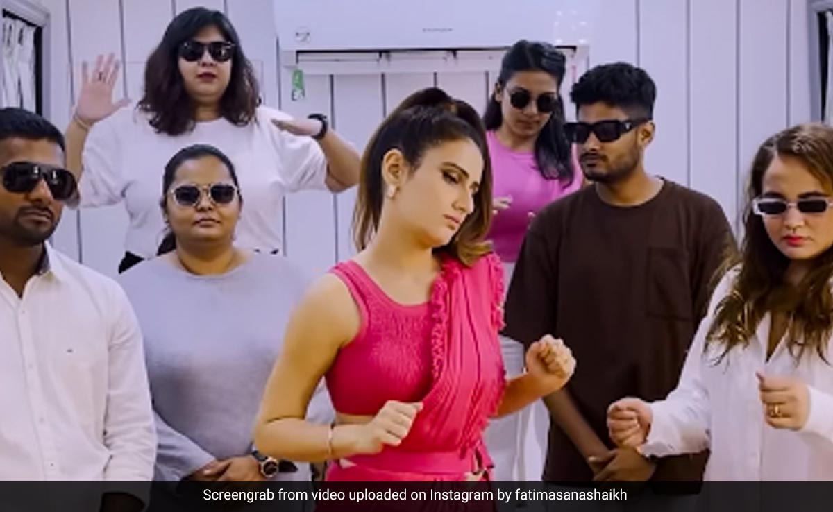 Fatima Sana Shaikh's Twist To Viral Dance Challenge: "What Happens In The Van"