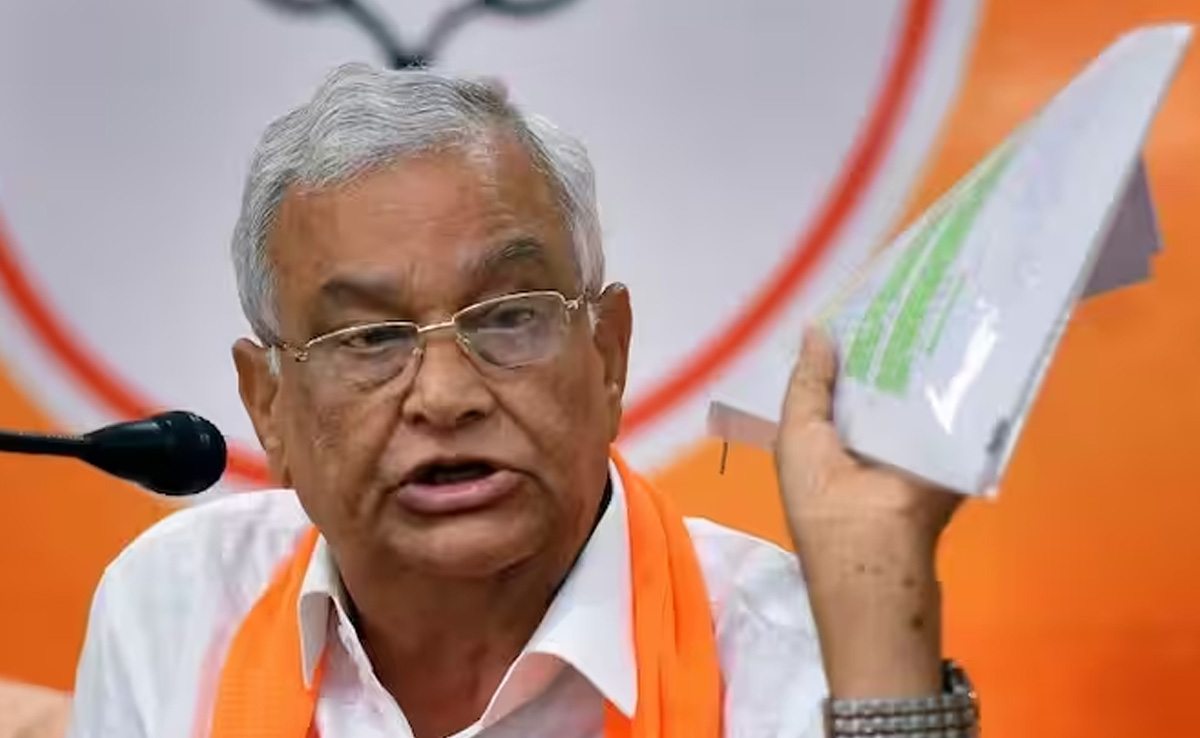 Kirodi Lal Meena, "On Verge Of Retiring", Is BJP Candidate In Rajasthan