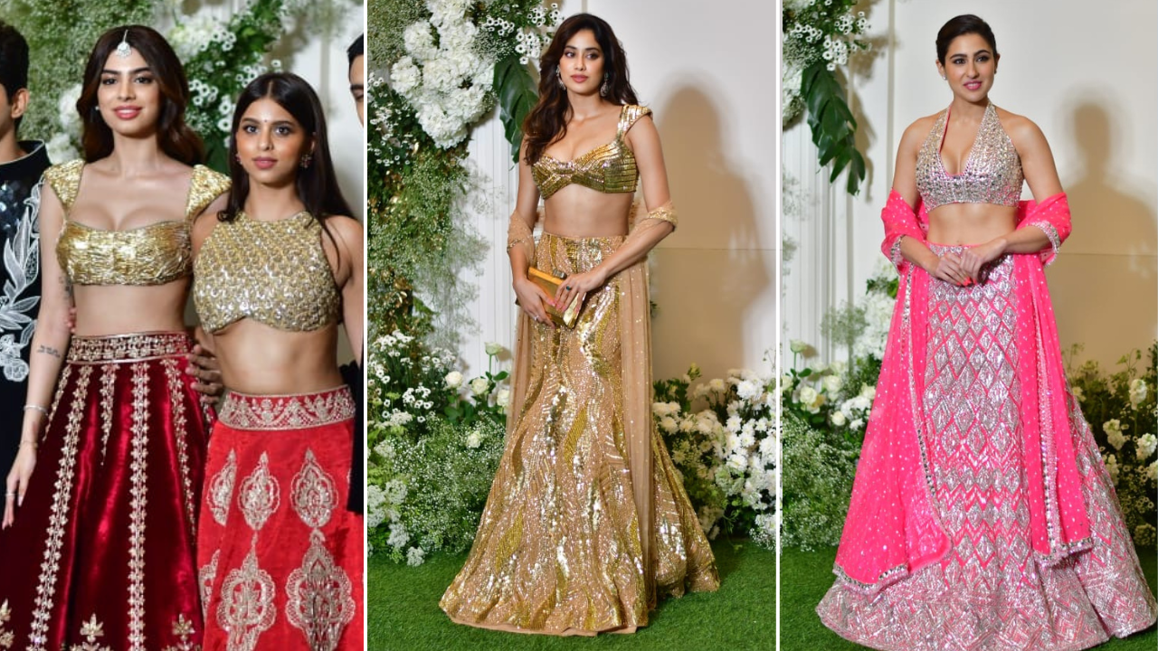 From Sara To Suhana, Gen Z Bollywood's Festive Fashion Set A High Style Bar At Manish Malhotra's Diwali Bash