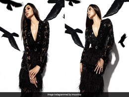 Mouni Roy's Ralph & Russo Dress Comes With The Sparkle Of Sequins And Style Of Ostrich Fur Mouni Roy's Ralph & Russo Dress Comes With The Sparkle Of Sequins And Style Of Ostrich Fur