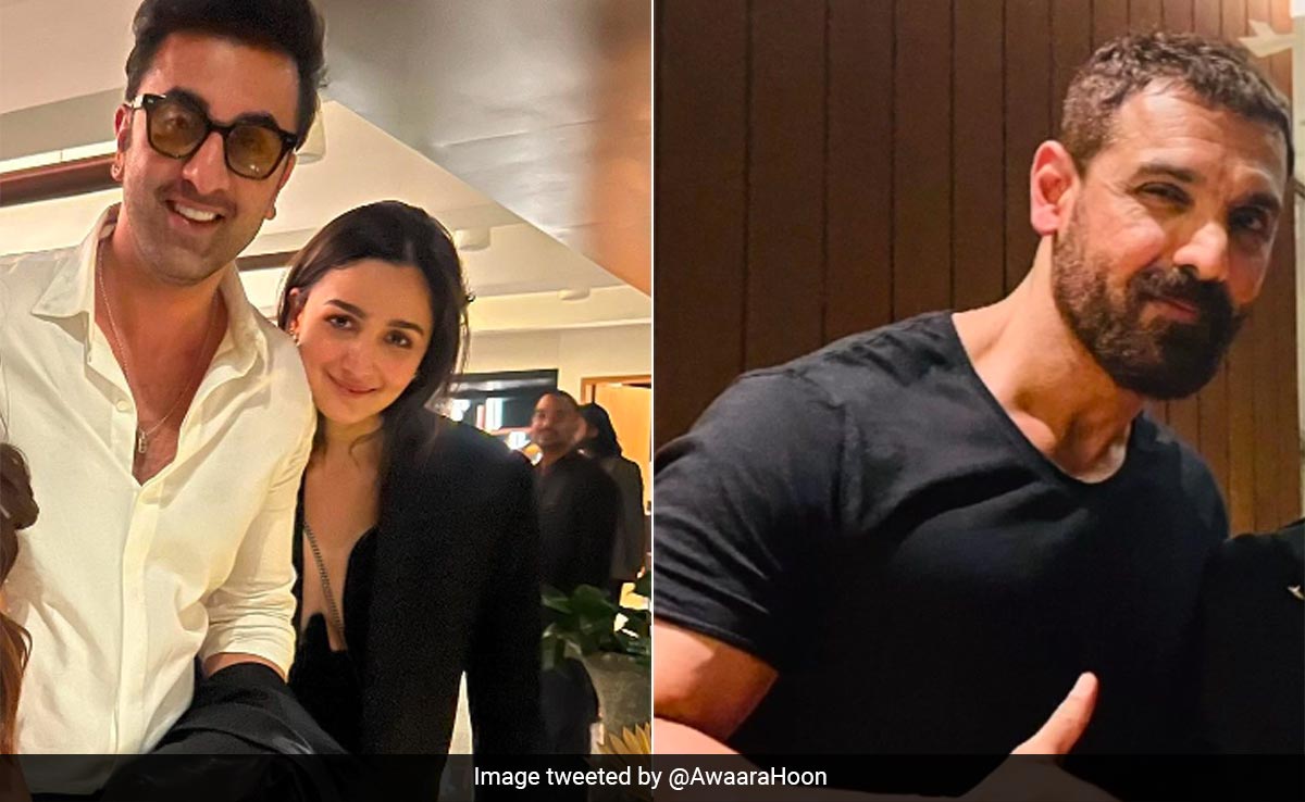 Alia Bhatt-Ranbir Kapoor, John Abraham, Varun Dhawan And Other Stars In New Pics From Shah Rukh Khan's Birthday Party