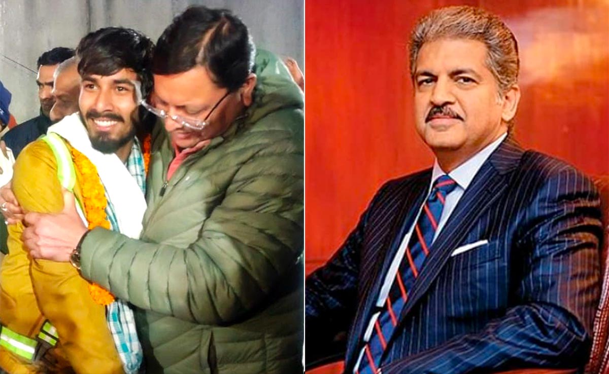 "No Tunnel Is...": Anand Mahindra As 41 Workers Rescued From Uttarakhand Tunnel