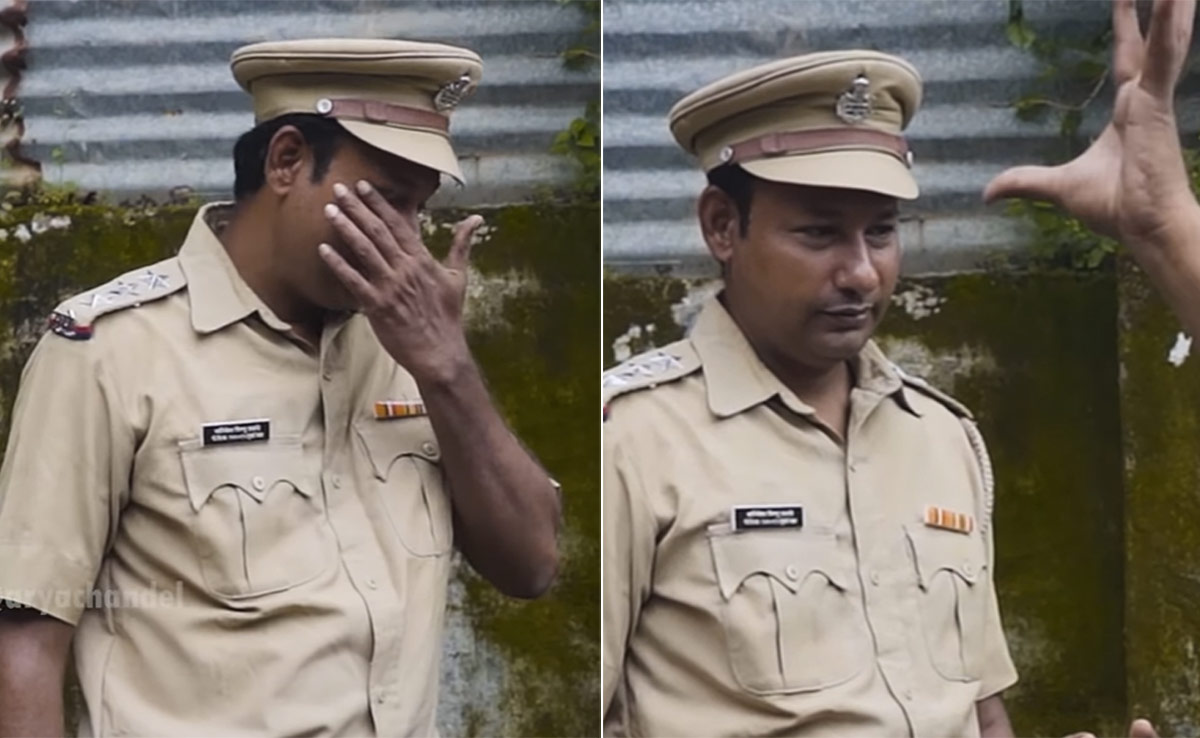 पहले नहीं देखा होगा ऐसा जादू, शख्स ने पुलिसकर्मी पर किया ऐसा मैजिक कि भूल गया सबसे जरूरी नाम