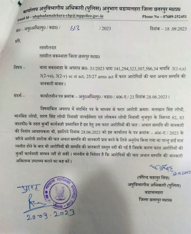 छतरपुर जिले का है मामला छतरपुर जिले का है मामला