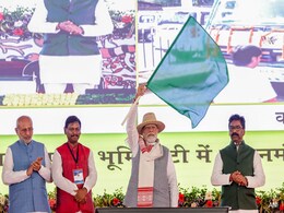 PM Modi's Viksit Bharat Sankalp Yatra Flagged Off In UP, Other States PM Modi's Viksit Bharat Sankalp Yatra Flagged Off In UP, Other States