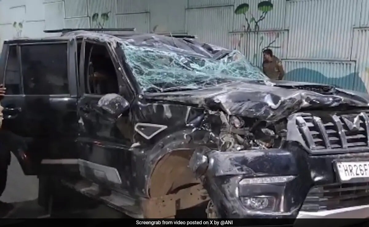 Haryana, Gurugram Accident: Few People Injured After Car Hits A Bike In ...
