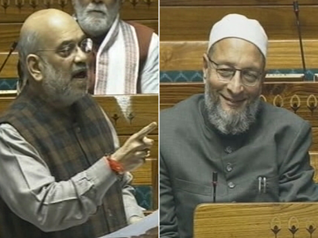 Amit Shah vs Asaduddin Owaisi On New Criminal Code Bills In Lok Sabha