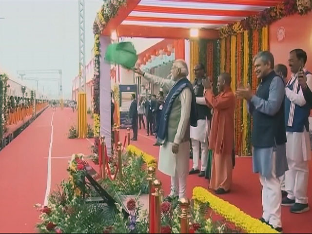 PM Modi Flags Off 2 Amrit Bharat, 6 Vande Bharat Trains In Ayodhya