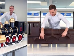 Watch: Pastry Chef Builds A Huge Chocolate Train; Internet Names Him 'Willy Wonka In Real Life' Watch: Pastry Chef Builds A Huge Chocolate Train; Internet Names Him 'Willy Wonka In Real Life'