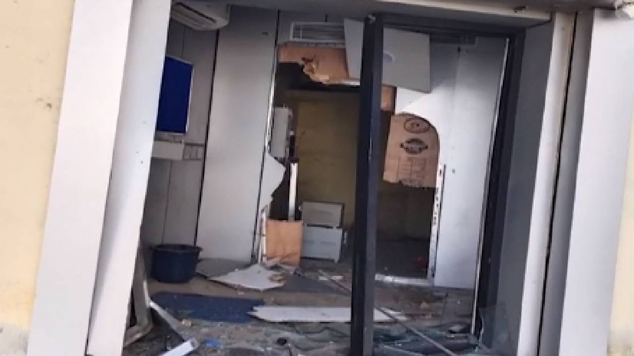 नागौर में एटीएम उखाड़ ले गए चोर, सीसीटीवी वीडियो हुआ वायरल