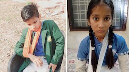 रफ्तार का कहर, ओवरस्पीड कार ने स्कूली बच्चों से भरी वैन में मारी टक्कर, 4 छात्र चोटिल