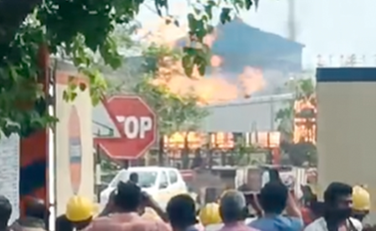 1 Dead After Blast, Fire At Indian Oil Corporation Plant In Chennai