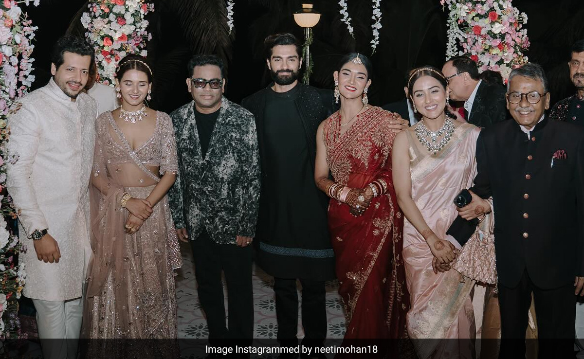 In Pics: AR Rahman Attends Mukti Mohan And Kunal Thakur's Wedding