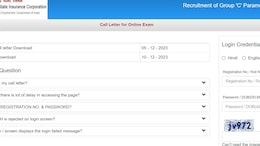 Admit Card For ESIC Paramedical Group C Recruitment Exam 2023 Released