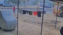 Video: Wagon R, Sliding Sideways On UP Road, Kills Man On Footpath