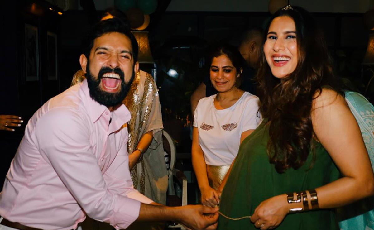Inside Sheetal Thakur's Baby Shower With Husband Vikrant Massey By Her Side