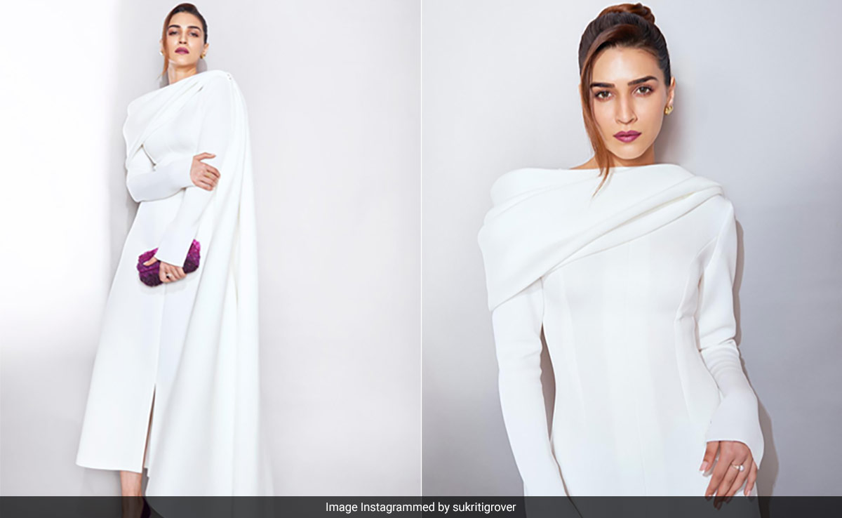 Kriti Sanon's White Christmas Has Only Just Begun In A Midi Skater Dress