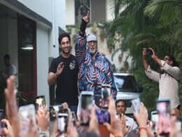 Amitabh Bachchan's Sunday Surprise - Grandson Agastya Shows Up For Jalsa Meet And Greet Amitabh Bachchan's Sunday Surprise - Grandson Agastya Shows Up For Jalsa Meet And Greet