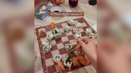 Looking For "Date Night Inspiration"? Play Chess With Sushi - Watch Video