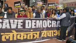 Opposition MPs Protest Over Mass Suspension, Hold March From Parliament