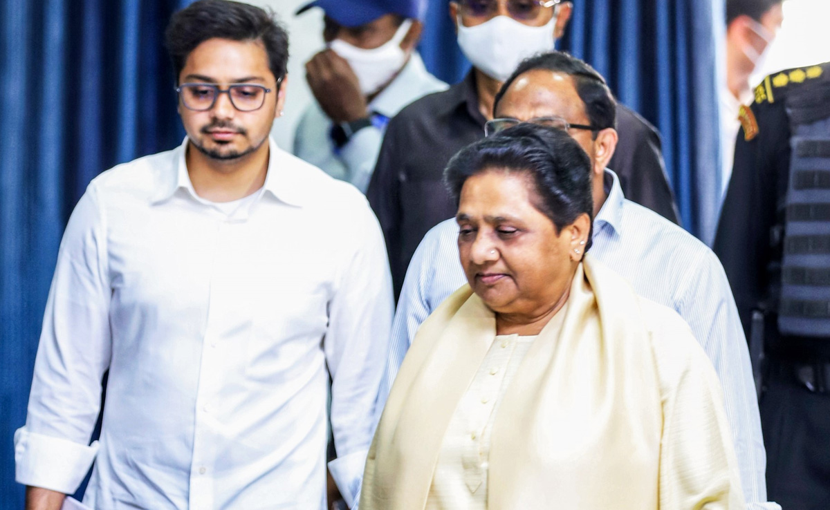 Mayawati Promotes Nephew Akash Anand As BSP National Convener: Report