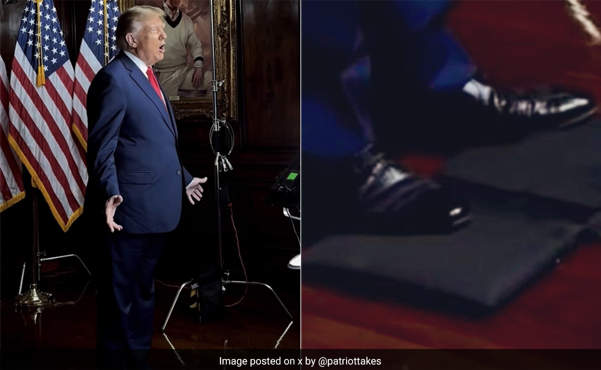 Donald Trump's Photo With "Toe Pads" Sparks Buzz On Social Media