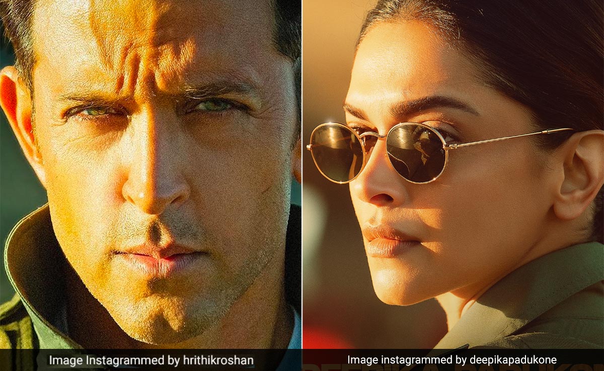 Deepika Padukone And Hrithik Roshan's <i>Fighter</i> Posters Prompt Reactions From Ranveer Singh, Saba Azad, Arslan Goni