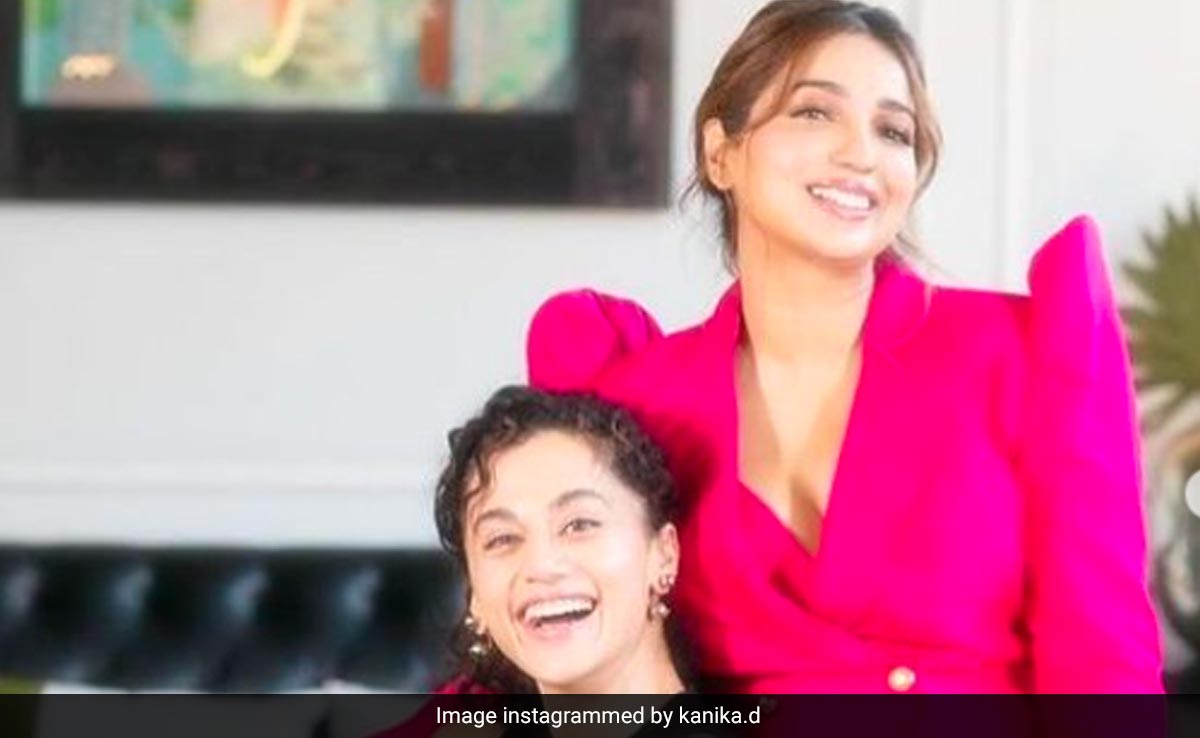 Ahead Of <i>Dunki</i> Release, Kanika Dhillon's Shout-Out To "Partner-In-Crime" Taapsee Pannu