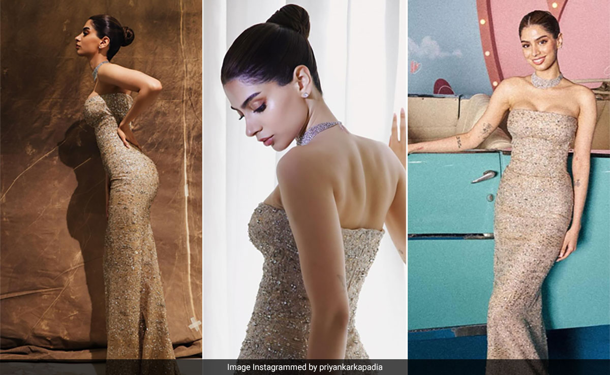 Just Like Janhvi In 2018, Khushi Kapoor Turned To Her Mother Sridevi's Wardrobe For Her Special Day