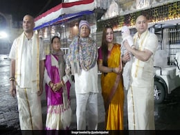 Lalu Prasad Yadav, Family Visit Tirupati Balaji Temple In Andhra Pradesh Lalu Prasad Yadav, Family Visit Tirupati Balaji Temple In Andhra Pradesh