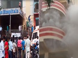 Video: Huge Fire At Visakhapatnam Hospital, Ladders Used To Rescue Patients Video: Huge Fire At Visakhapatnam Hospital, Ladders Used To Rescue Patients