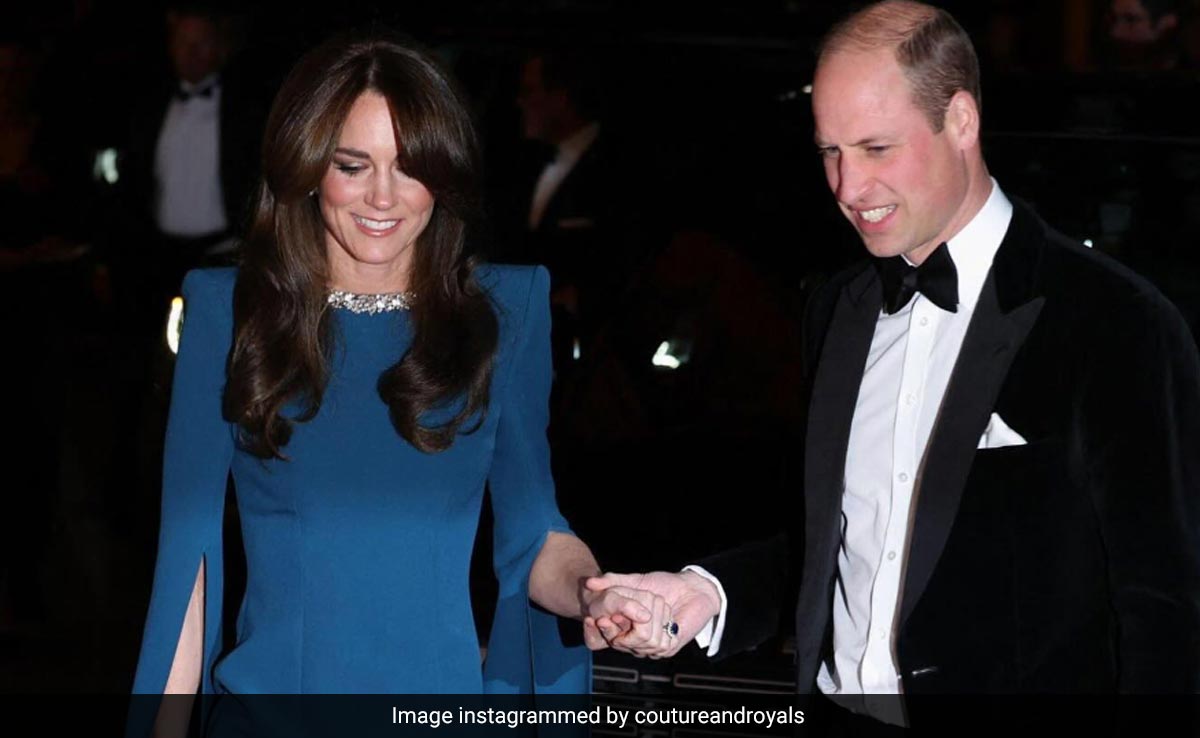 Kate Middleton's Teal Gown Is A Stylish Nod To Party Dressing In The Most Royal Way