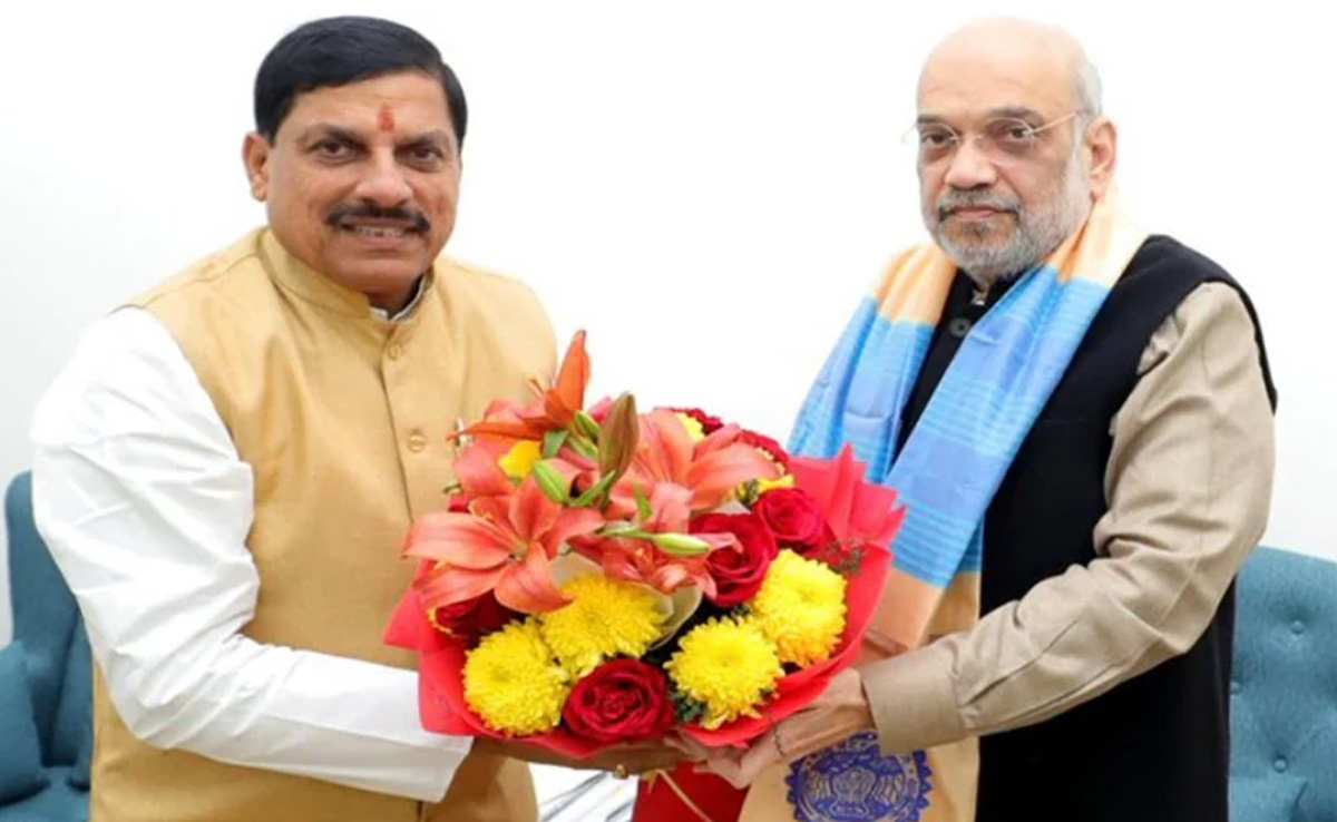 दिल्ली में गृह मंत्री अमित शाह से मिले मुख्यमंत्री मोहन यादव, मंत्रियों के विभागों को&nbsp;लेकर&nbsp;हुई चर्चा