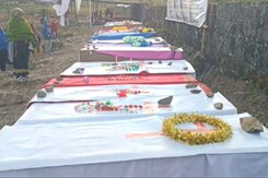 Mass Burial Of Manipur Violence Victims Today Mass Burial Of Manipur Violence Victims Today