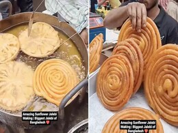 जलेबी देख कर लोगों के उड़े होश, कहा- ये तो सुरजमुखी जैसी जलेबी है, देखें वायरल वीडियो जलेबी देख कर लोगों के उड़े होश, कहा- ये तो सुरजमुखी जैसी जलेबी है, देखें वायरल वीडियो