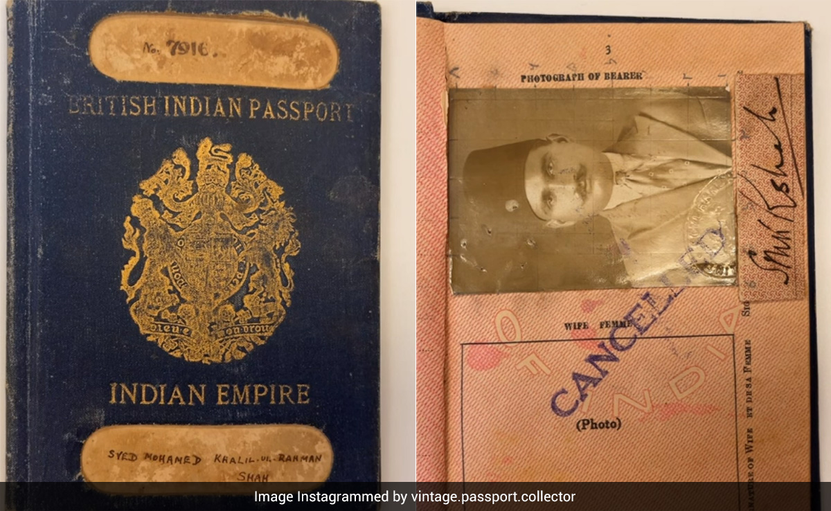 1928 का भारतीय पासपोर्ट हो रहा वायरल, कोई पेपर क्वालिटी तो कोई हैंडराइटिंग की कर रहा तारीफ