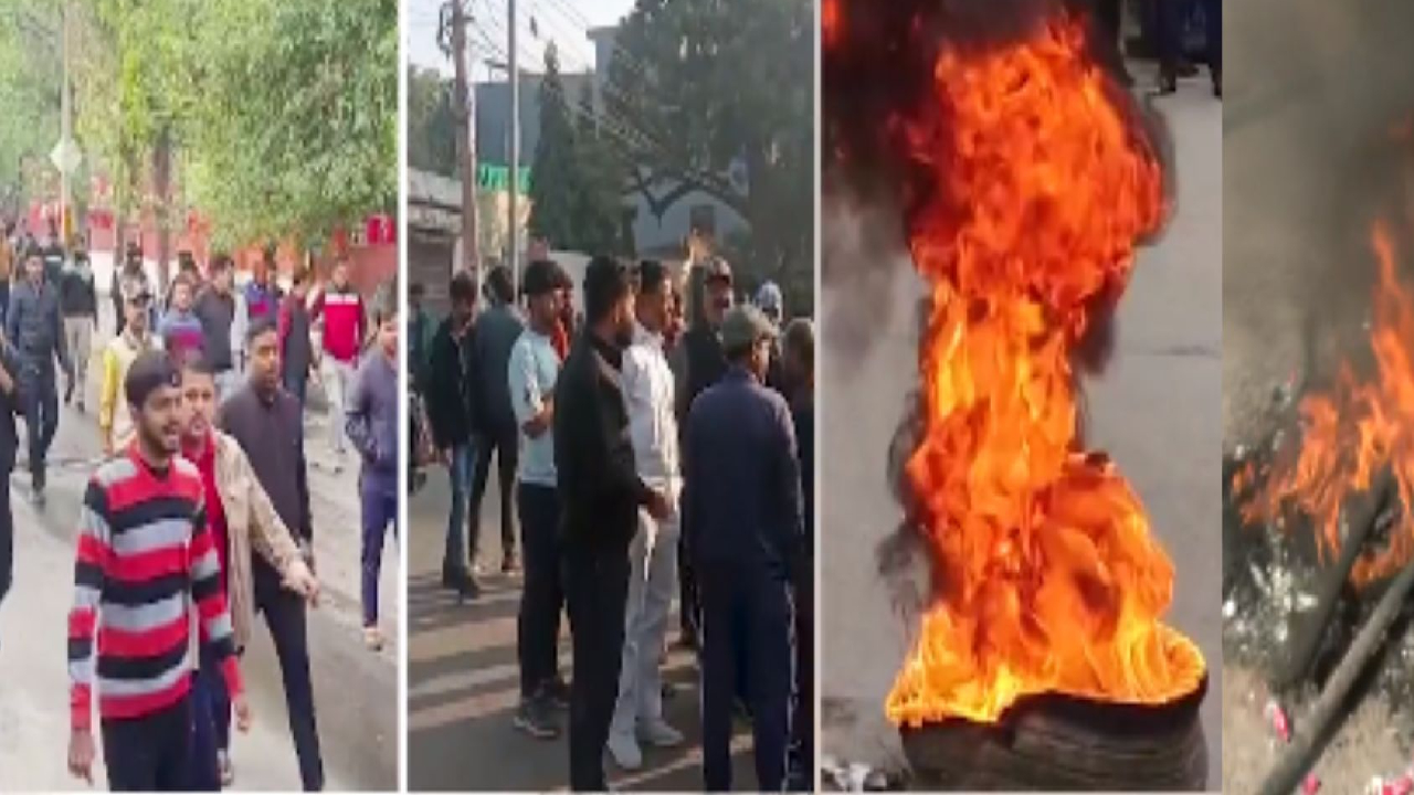 Sukhdev Singh Gogamedi: गोगामेड़ी की हत्या को लेकर आक्रोश, जयपुर से जोधपुर तक विरोध जारी, टायर जलाए