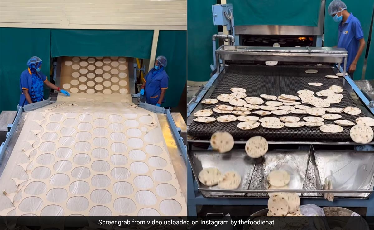 इस मशीन में एक साथ बनती है हजारों रोटियां, वायरल वीडियो देख इस बात से परेशान हुए लोग